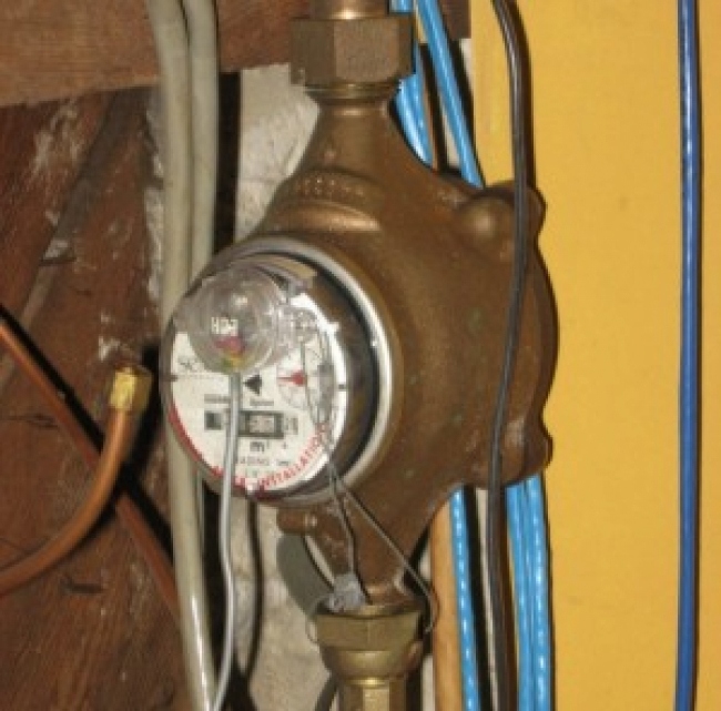 A water meter